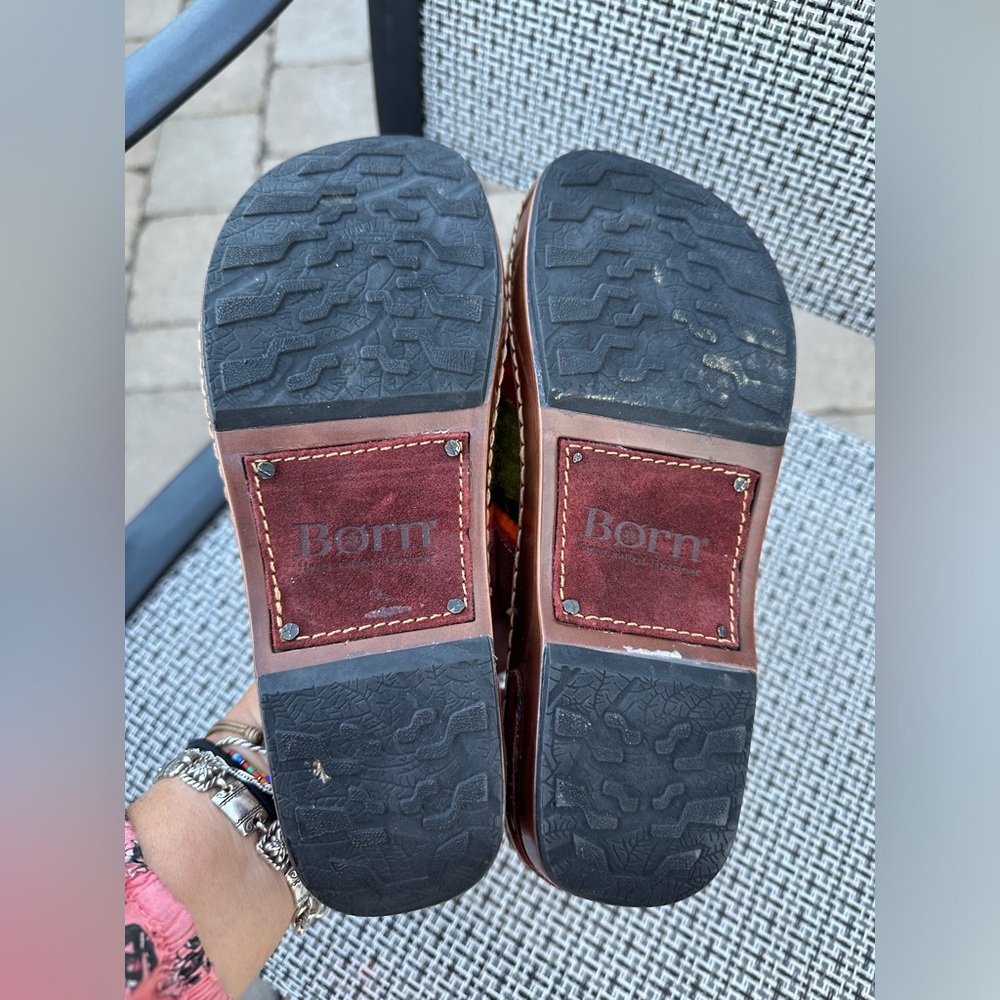 Born Multicolor Patterned Mules - Picture 5 of 6